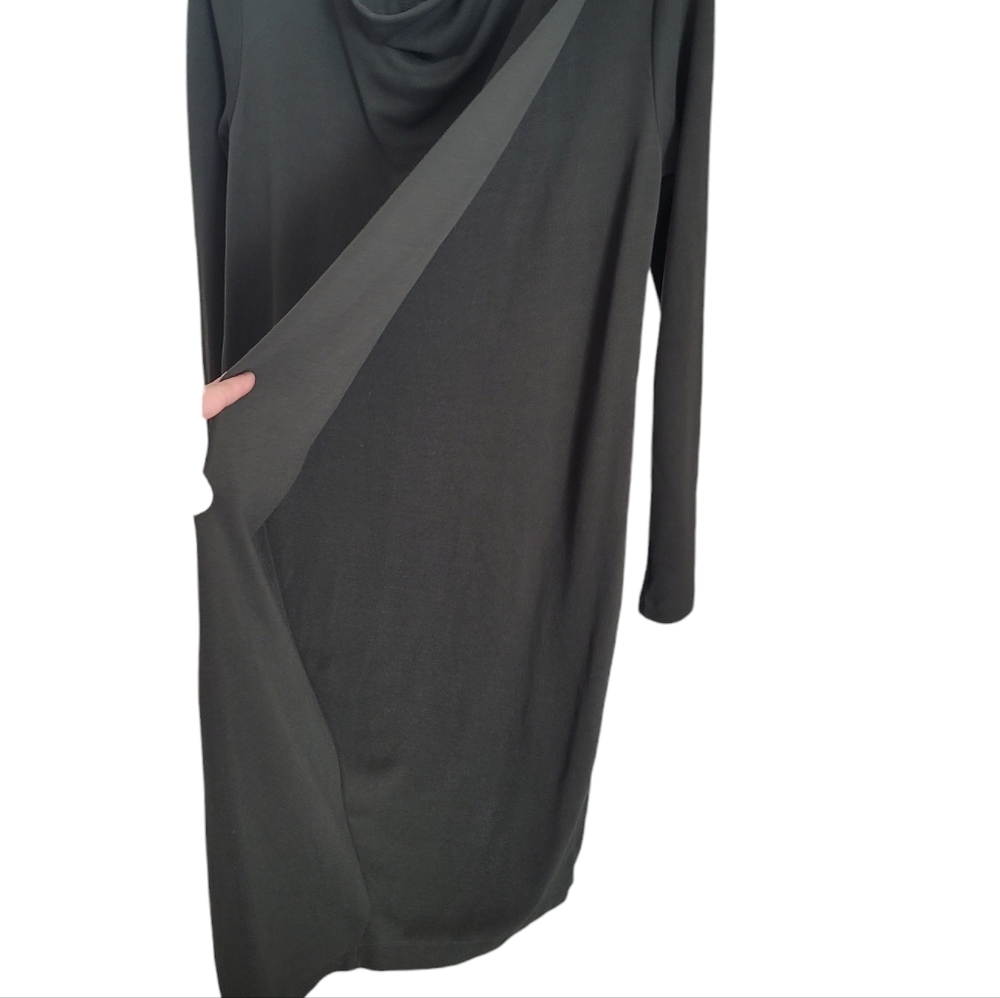 COS Draped Collar Long Sleeve Dress - Picture 5 of 12